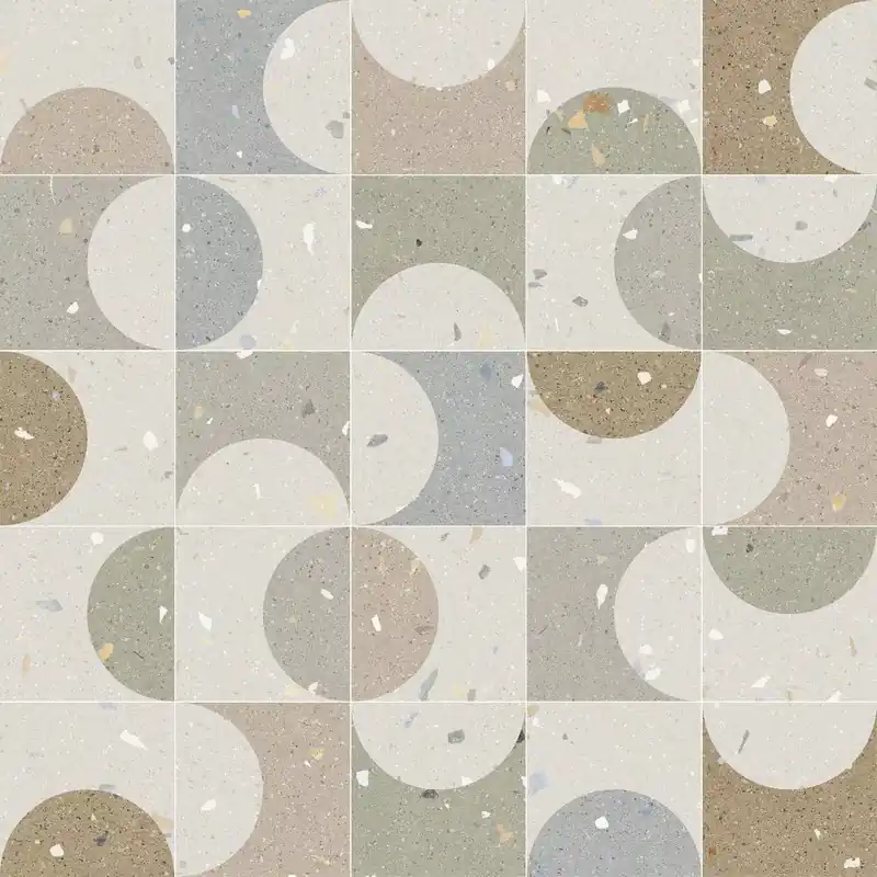 ARCANA CROCCANTE Zeppole Multicolor 20x20 terrazzo mintás járólap Biztonságos fizetés