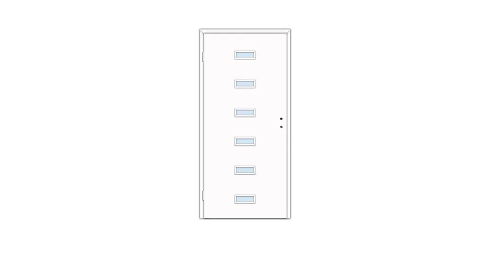 Dekor beltéri ajtó Assur 75x210 balos fehér 12-14 tokkal Legjobb ár
